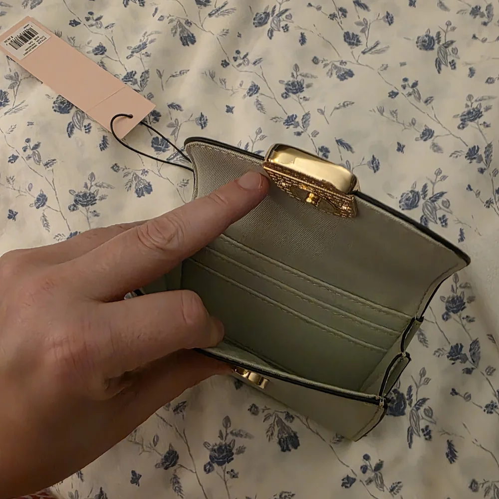BCBGeneration Green Key & Card Holder with Gold Accent